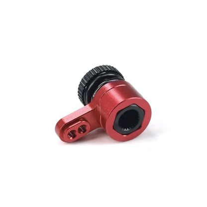 25T Servo Arm for ARRMA 1/18 Granite Grom/1/18 Typhon GROM/1/18 Mini LMT 4X4/1/18 UTB18 Capra Upgrade Parts (red) - color: Red