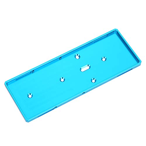 RC Battery Tray with Screw, Aluminum Alloy Replacement for RGT EX86100 1/10 RC Car, Lightweight and Durable Battery Mount for RC Vehicle (Blue 680022B) - color: Blue 680022b