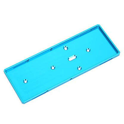 RC Battery Tray with Screw, Aluminum Alloy Replacement for RGT EX86100 1/10 RC Car, Lightweight and Durable Battery Mount for RC Vehicle (Blue 680022B) - color: Blue 680022b