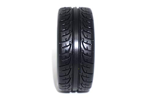 1/10 F-Shaped Hard Plastic On Road Drift Tires (4pc)