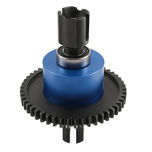 50T Center Differential Set for ARRMA Kraton Mojave Big Rock (Blue) | Steel,1/8,1/7,V5,V6,EXB,ARA310991,RC Upgrade Parts,High Strength,Wear Resistant - color: Blue