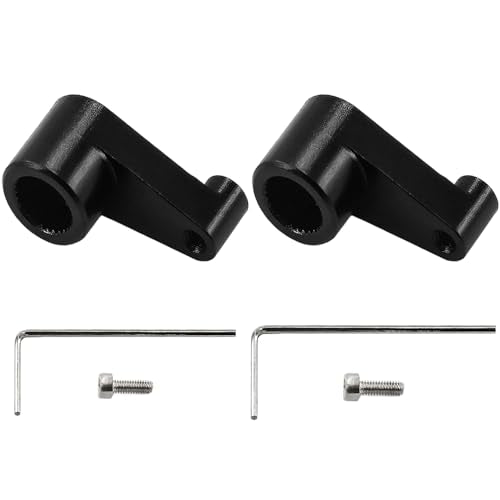 2PCS Aluminum Servo Horn 28T Steering Arm Standard Servo Upgrades Part for 1/30 SCX30 Steering,Servo Arm Rocke
