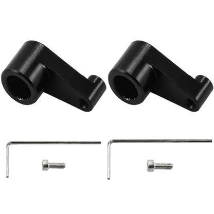 2PCS Aluminum Servo Horn 28T Steering Arm Standard Servo Upgrades Part for 1/30 SCX30 Steering,Servo Arm Rocke
