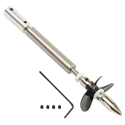 RC Boat Drive Shaft Kit for 5mm Motor Shaft, L10cm Shaft, L5cm Sleeve | D36mm Propeller with Coupling Joint - size: 5.00MM