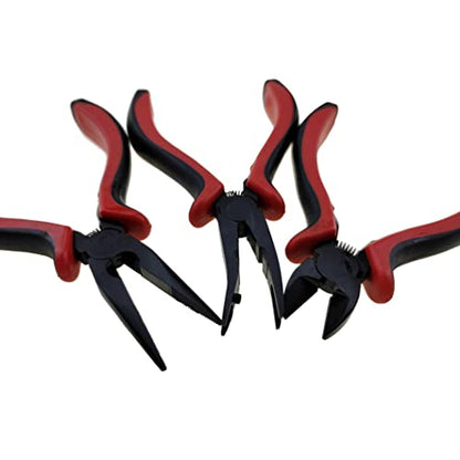 VENOMRC-11IN1 RC Tools Kits Box Set Screwdriver Pliers Hex Repair for Helicopter Multirotors/RC CAR,Remote Control Car/Airplane(Black-RED)