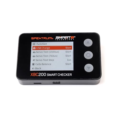 Spektrum Accessories XBC200 Smart Battery Checker & Servo Tester SPMXBC200 RC Sport Airplanes
