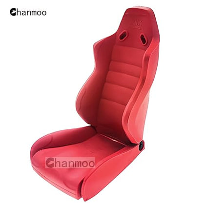 1/10 RC Crawler Car Toy Seats Simulation Plastic Chair Accessories for 1:10 Scale RC Rock Crawler Buggy Truck Car Traxxas TRX4 Axial SCX10 II 90046 RC4WD D90 D110 TF2 Tamiya Gen8 2Pcs (Red A) - color: Red a