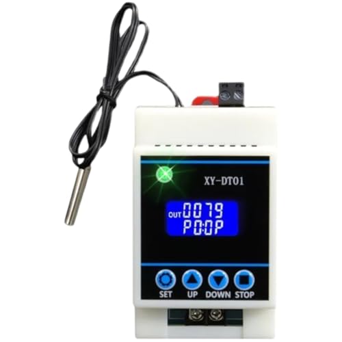 XY-DT01 Auto Constant Temperature Controller 12V 24V NTC 10K Probe Sensor DIN Rail Thermostat 30A Relay Output Support DS18B20 New 2025 for Arrival High for Quality