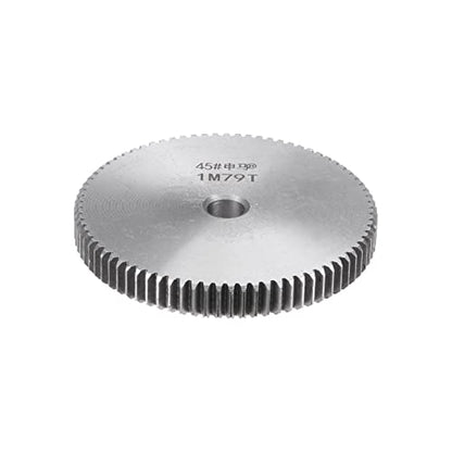 HARFINGTON Straight Spur Gear 10mm Bore 79T Mod-1 Hardened 45# Steel Spur Diff Differential Motor Gear RC Car Replacement Parts - style: 79T