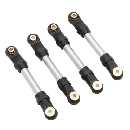 MEUS Racing AX24 Links Metal High Clearance Chassis Links & Steering Links Set for Axial AX24 XC-1 1/24 RC Crawler Car(Aluminum Alloy)
