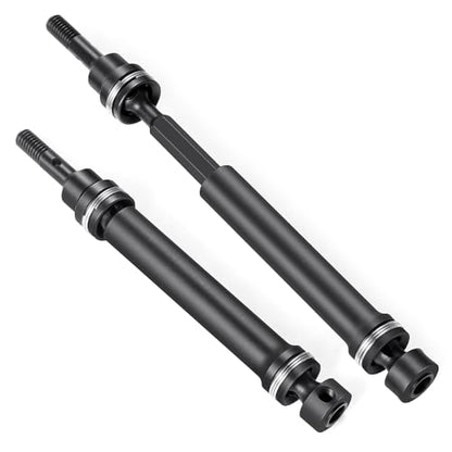 MORLORDY 2Pcs 1144 Steel RC CVD Driveshafts Dogbone for 1/16 Trax-xas E-Revo Summit RC Truck Upgrade Parts (Universal for Front & Rear)