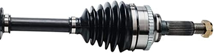 Detroit Axle - Front Left CV Axle for 01-08 Ford Escape Mazda Tribute | 05-08 Mercury Mariner, Driver Side CV Axle Shaft Assembly 2001 2002 2003 2004 2005 2006 2007 2008 Replacement - size: 66B_AX-NEW/Single