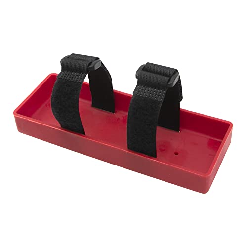 1Pcs ShareGoo Plastic RC Car Battery Tray Case for 2S Lithium & 7.2V NiMH Battery Compatible with Axial SCX10 RC4WD D90 Traxxas TRX-4 1/10 RC Car (Red) - color: Red
