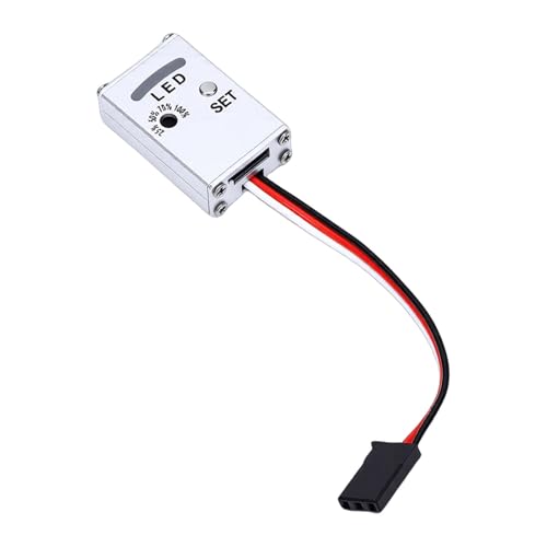 RC 3 Axis Gyroscope Aluminum Housing Adjustable Sensitivity for RC Drift Rally Trucks - Enhanced Steering Precision Improved Control and Stability for Racing Enthusiasts