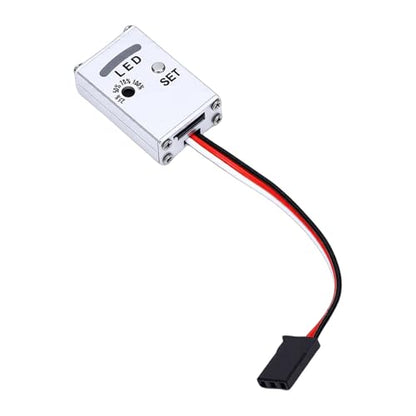 RC 3 Axis Gyroscope Aluminum Housing Adjustable Sensitivity for RC Drift Rally Trucks - Enhanced Steering Precision Improved Control and Stability for Racing Enthusiasts