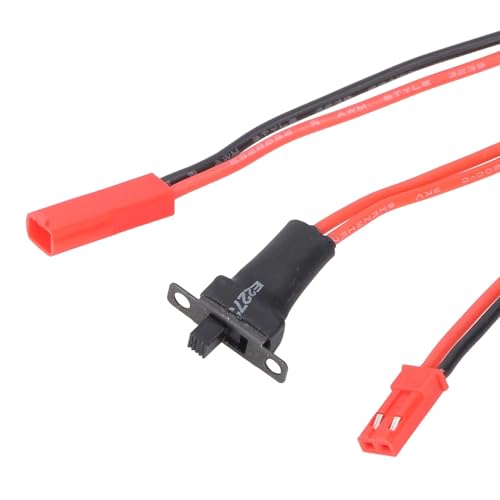 5Pcs 30A Brushed ESC with Brake, Dual Way Micro Speed Controller UBEC 5.7V 1A Forward Reverse 40A Peak ESC for 1/16 1/18 1/24 RC Car Boat Tank