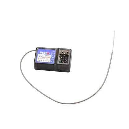 ZEZEFUFU Plastic P6FG Receiver 2.4G 6 Channel Receiver with Gyro for RC X6 Transmitter Remote Controller