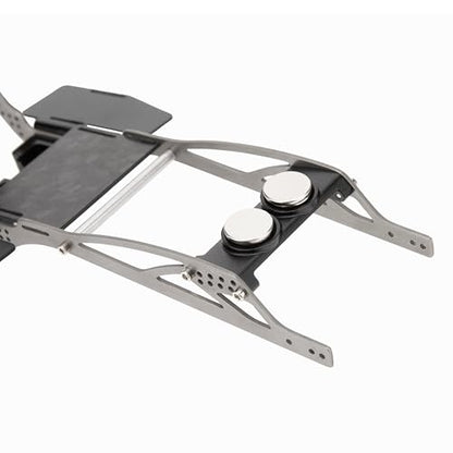MEUS RACING SCX24 LCG Chassis TC4 Titanium Frame for Axial SCX24 1/24 RC Crawler Upgrades (Dead90) - color: Dead90