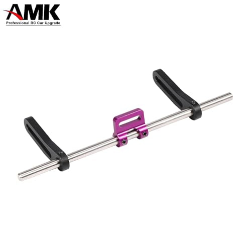 AMK Aluminum Modular Fairlead 4.5mm Tube for Tow Winch Rope 1/10 Scale Bumper Mount Accessories for RC Crawler Axial SCX10 Element Enduro Gen7 Gen8 TRX6 TRX4 Upgrades (Purple) - color: Purple