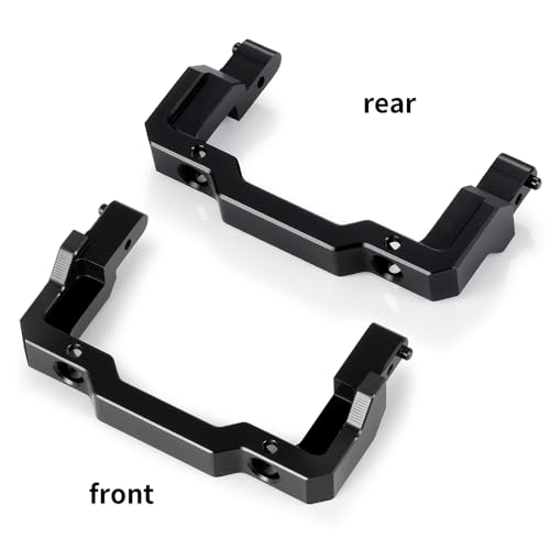 MORLORDY Aluminum Alloy RC Front Bumper Mount for SCX24 Base Camp 1/24 RC Crawler Car Upgrade Parts - color: Bumper Mount