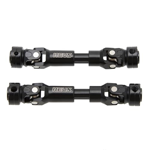 MEUS RACNIG 2pcs SCX10 Driveshafts for 1/10 RC Crawler Axial SCX10/Tamiya CCO1/Redcat Gen8 etc.. (60mm) - color: 60mm