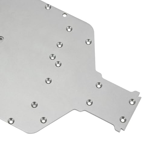 Aluminum Alloy CNC Chassis Plate for ZD Racing 10 7507 1/10 RC Car, Durable Chassis Armor for Installation, Enhanced Performance and Appearance