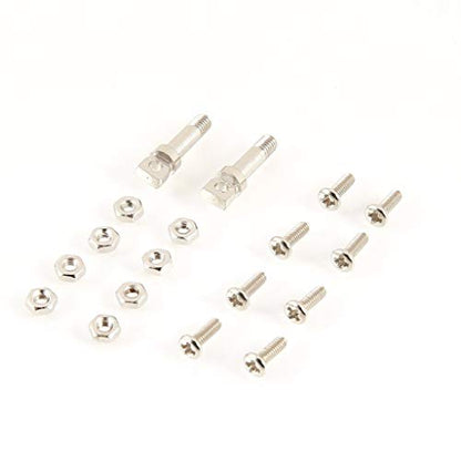 2 Pieces Trailer Towing Buckle RC Car Tow Hooks Accessory D Shackles Suitable for 1/10 RC Crawler Car Front Rear
