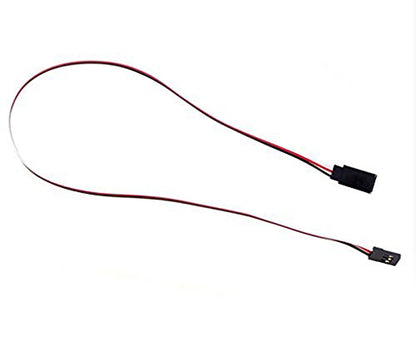 10Pcs 3 Terminal Male to Female Servo Extension Lead Wire Cable 300mm Red White Black for RC Airplane (10Pcs) - color: 10pcs, size: 300mm
