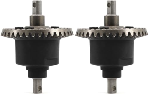 Front Rear Differential Assembled, 1/10 RC Differential Set for Traxxas Nylon Housing Metal Gears, Replacement for #5381, #6882, #5379 - Slash Diff Fits for Slash, Rustler, Stampede, Hoss, Ford F-150