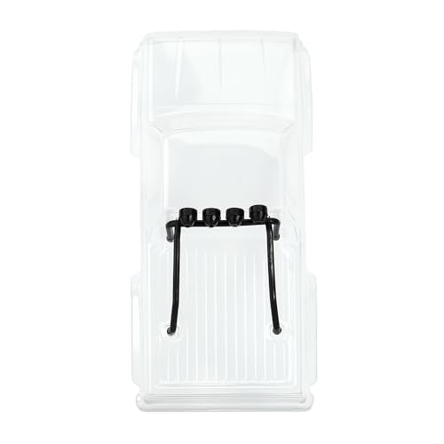 INJORA RC Clear Body with Roller Cage for 1/24 RC Tracked Car Axial SCX24 Upgrade Parts