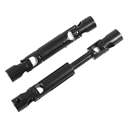 Share Goo Universal RC Drive Shaft 58mm-71mm Compatible with MN Model MN90 MN91 MN45 MN99 MN96 MN99S WPL D12 B14 B16 B24 B36 C14 C24 C34 1/12 1/16 RC Crawler Car Upgrade Parts (Black)