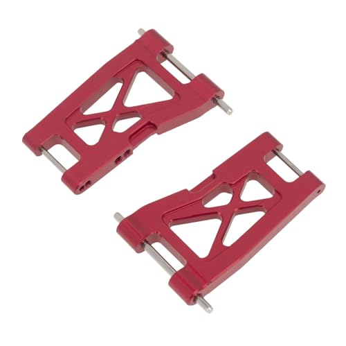 RC Models Components for Traxxas for LaTrax for Teton 1/18 4pcs Metal Front and Rear Suspension Arm Set RC Car Upgrade Parts Repair Modified(Red) - color: Red