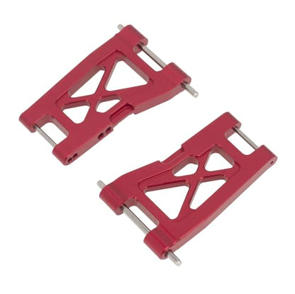 RC Models Components for Traxxas for LaTrax for Teton 1/18 4pcs Metal Front and Rear Suspension Arm Set RC Car Upgrade Parts Repair Modified(Red) - color: Red