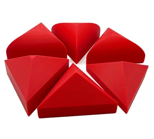 Jeff Did It! 1/24th Obstacle/Crawler Course - Tri-Angle Set Large - Monster Truck - Crawler Scale - Includes Anti Slip Rubber Feet - Bubble Bump Set Only (Gray) - color: Gray