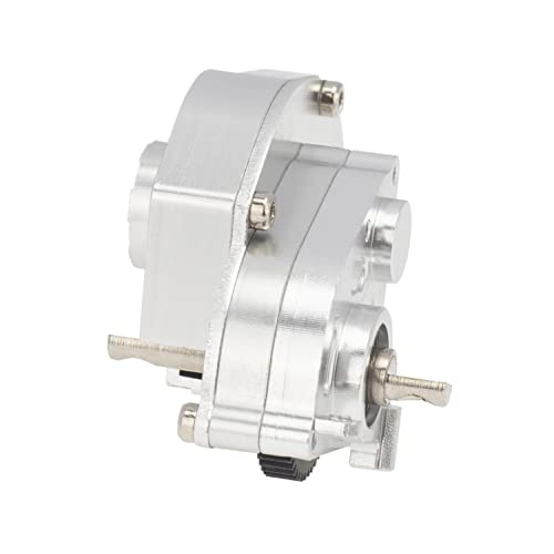 DKKY SCX24 Transmission Complete Gearbox for Axial SCX24 Bronco C10 JLU Gladiator Deadbolt 1/24 RC Crawler Upgrade Parts (Silver) - color: Silver