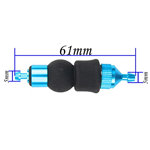ShareGoo 1/8 1/10 RC Car Manual Oil Pump Compatible with HSP WLtoys HPI Tamiya Arrma Traxxas 1/10 Nitro Power Off-Road RC Car (Blue) - color: Blue