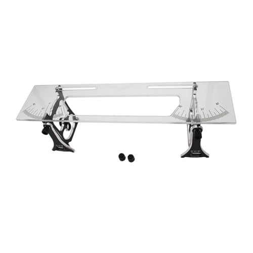RC Car Setup Station Compatible with 1/10 1/12 Pan Cars | Alignment Rack Tool,Aluminum Setup,Adjustable Camber Toe & Slip Angle Gauge,Professional RC Tuning Maintenance
