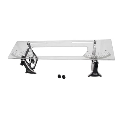 RC Car Setup Station Compatible with 1/10 1/12 Pan Cars | Alignment Rack Tool,Aluminum Setup,Adjustable Camber Toe & Slip Angle Gauge,Professional RC Tuning Maintenance