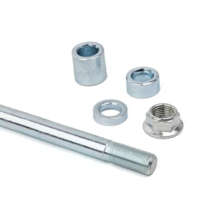 Mokuo 12mm 190mm Front Rear Axle with Bushing 5mm 10mm 20mm Fit for Pit Dirt Bike Moped Scooter QUAD ATV Mini Bike Parts - size: 12-190