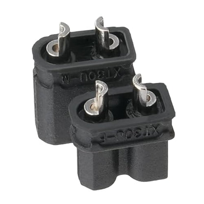 ELFCULB 20 Pairs Amass XT30U Upgrade Male & Female Connectors, Nickel Plated Drone, for RC UAV Robots (Black) - color: 20 Pairs XT30U(Black)