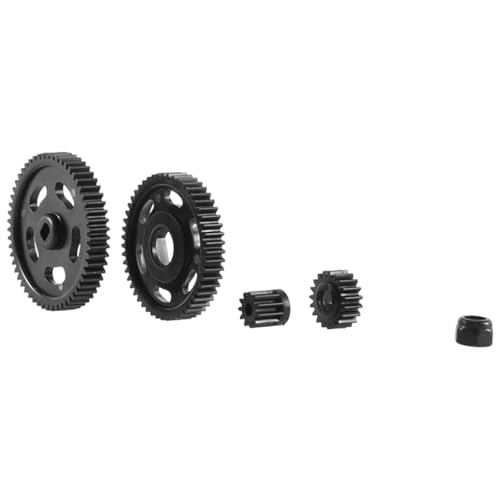 RC Car Accessories for Axial for SCX24 AXI90081 AXI00002 C10 AXI00001 1/24 RC Crawler Transmission Steel Spur Gear Set Upgrade Parts