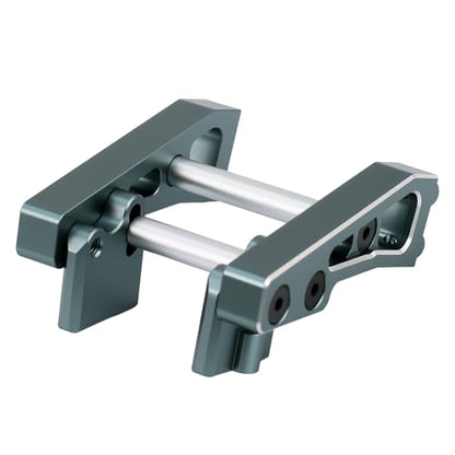 Aluminum Alloy Rear Wing Mount for Arrma 1/14 Typhon GROM Upgrade Parts (Titanium) - color: Titanium