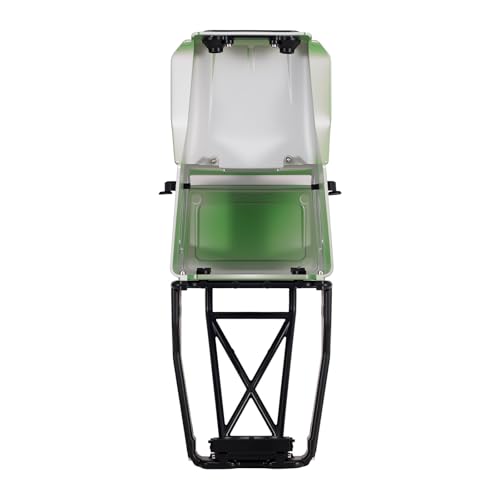 INJORA IR40-24 Half Truck Hard Body with Cage for 1/24 SCX24 (Muted Green) - color: Muted Green