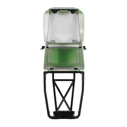 INJORA IR40-24 Half Truck Hard Body with Cage for 1/24 SCX24 (Muted Green) - color: Muted Green