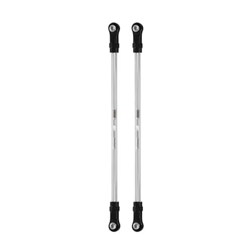 INJORA Stainless Steel Builders Links with Rod Ends for TRX4 SCX10 1/10 RC Crawler Car Upgrade(170mm) - size: 170mm