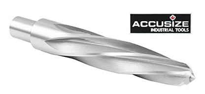 Accusize Industrial Tools 1-1/16'' H.S.S. Aligning Reamer with 3/4'' / 0.75'' Weldon Shank, Spiral Flute, 0521-1716 - size: 1-1/16 in