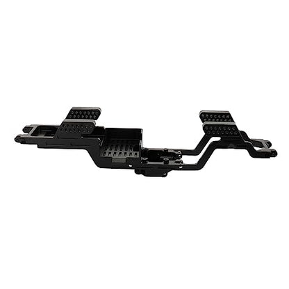 TRX4M CNC Aluminum Alloy One Body Chassis Kit Frame Girder for 1/18 RC Crawler Car TRX4-M Upgrade Parts - color: Black