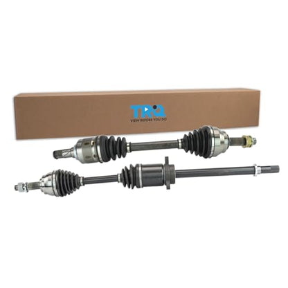TRQ Front Driver and Passenger Side CV Axle Assembly Set 2 Piece Compatible with 2003-2007 Nissan Murano FWD - style: CSA64118