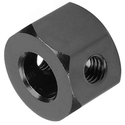 GOWENIC Aluminum Alloy RC Extension Adapter, Hub Combiner Coupler for 5mm to 12mm WPL D12 RC Truck, Wheel Hub Adapter for Car Upgrades (Black) - color: Black