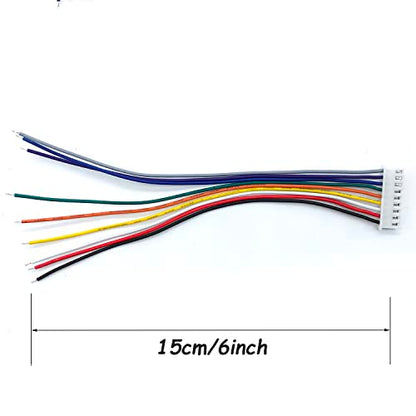 10Pcs 8S JST-XH 9Pin 26AWG Balance Extention Lead Wire for RC Lipo Battery